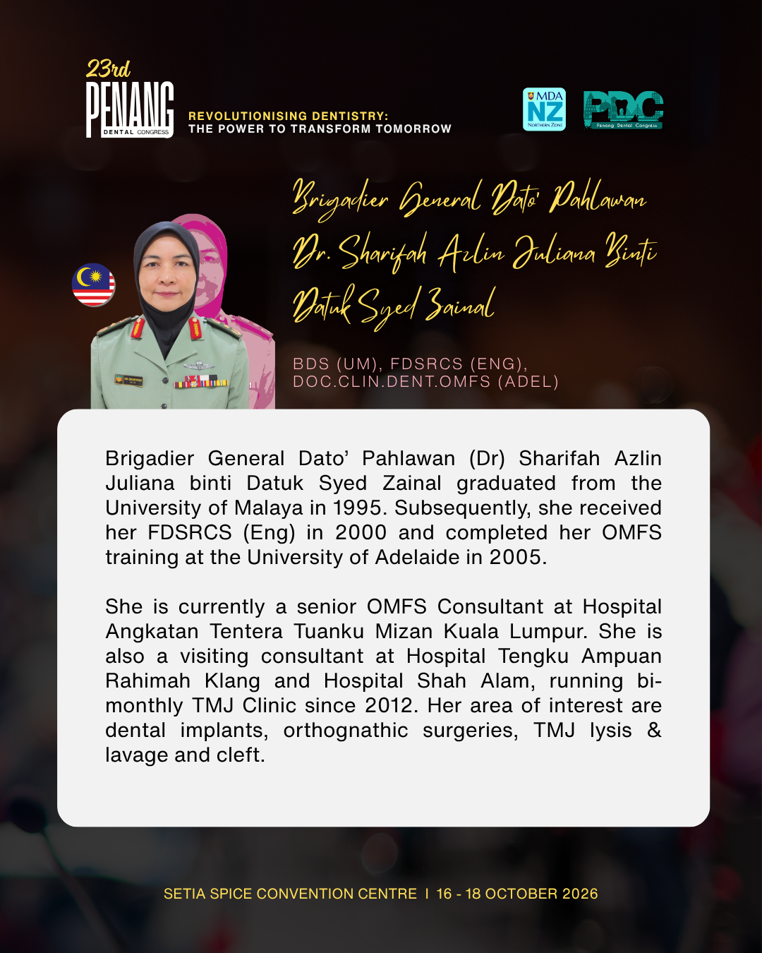 speaker-lineup-pdc2026-mdanz-260702-4 Brigadier General Dato’ Pahlawan (Dr) Sharifah Azlin Juliana 2